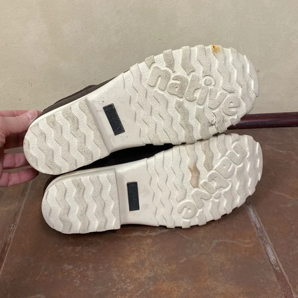 Native Brown Lightweight Waterproof Jimmy Rain Boots - Unisex - Picture 5 of 7